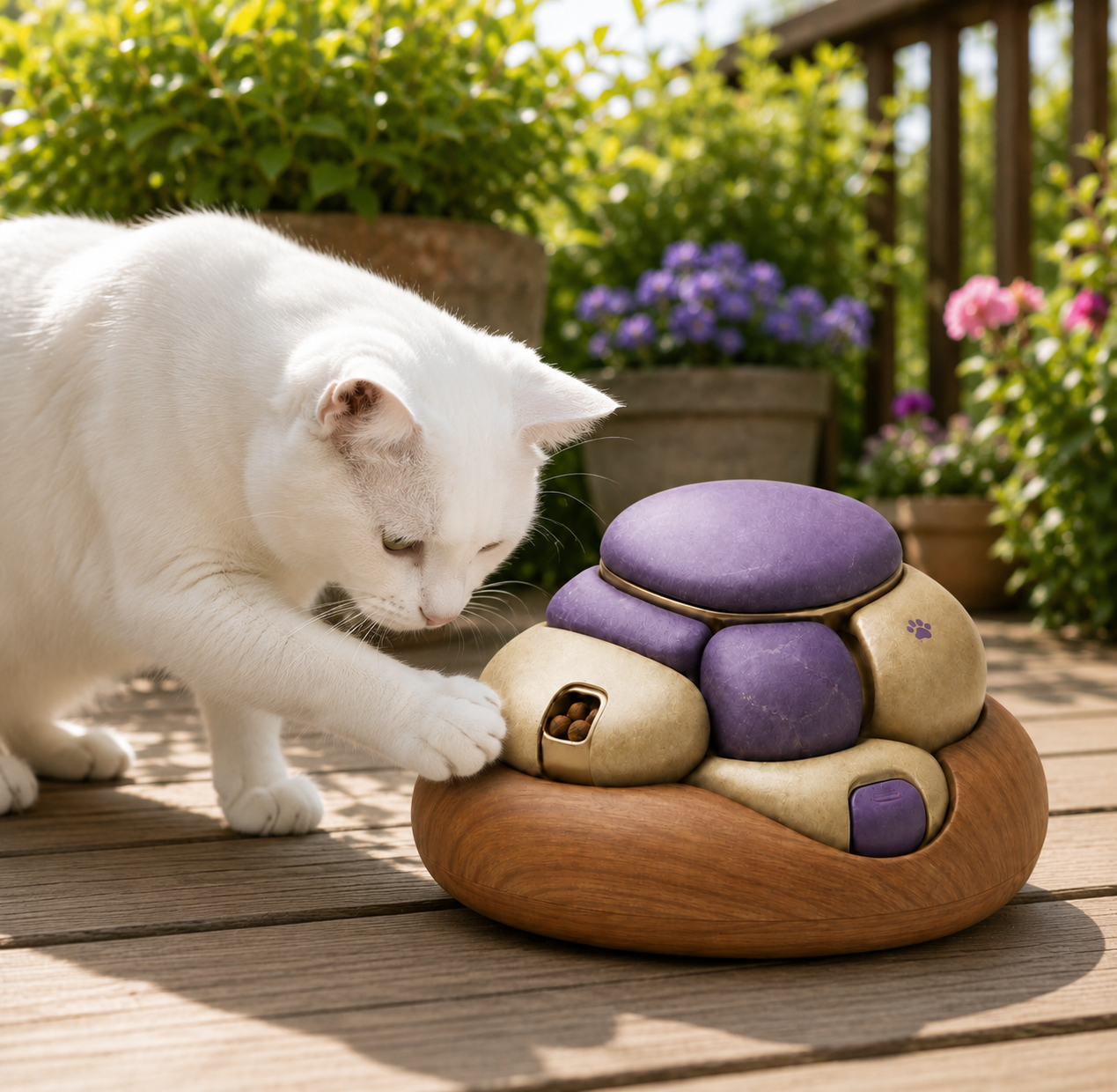Interactive Cat Puzzle Feeder Toy - Image 4