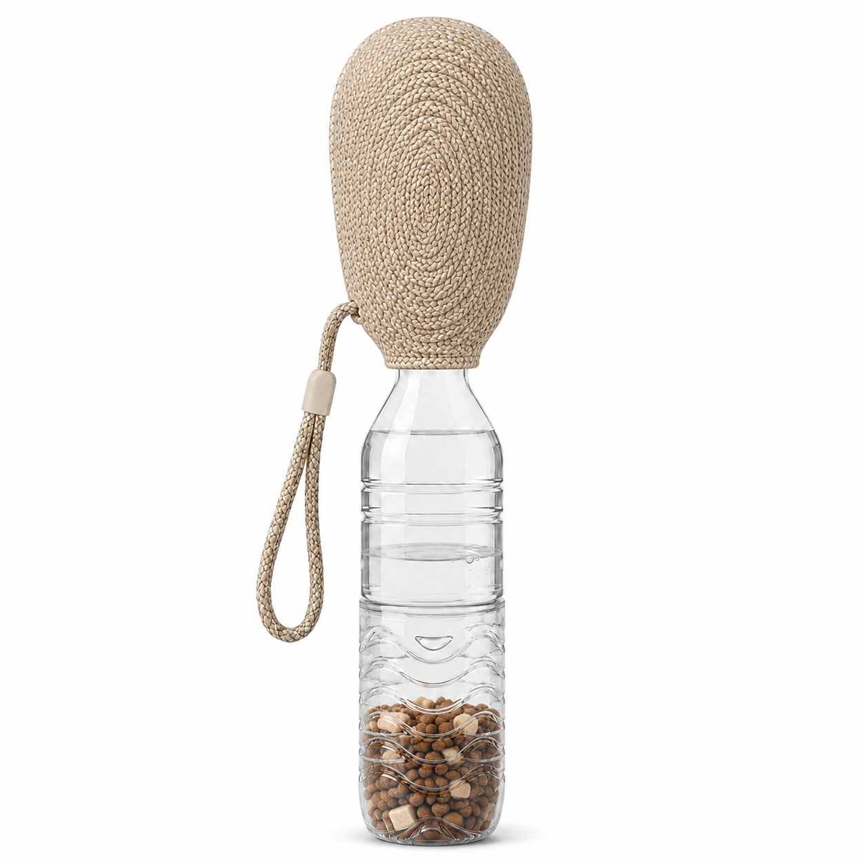 Portable Dog Water & Treat Bottle with Drinking Bowl - Image 3